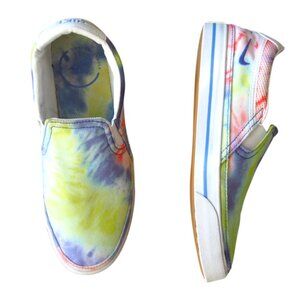 Nike Tie-Dye Court Legacy Slip-On Sneakers Comfort Insole Canvas Upper Sz 6.5